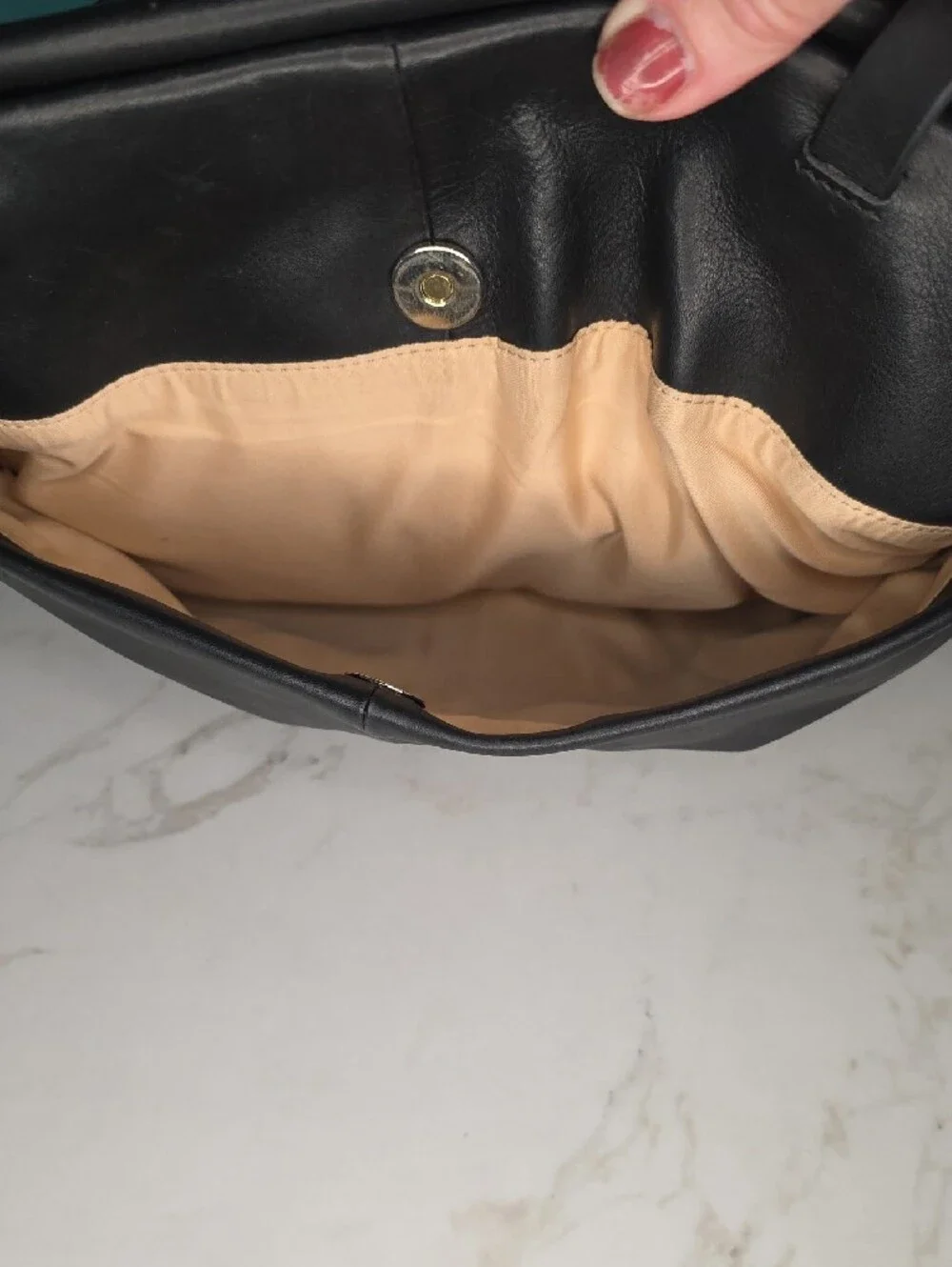 Jason Wu Lyla Ruched Black Leather Tote