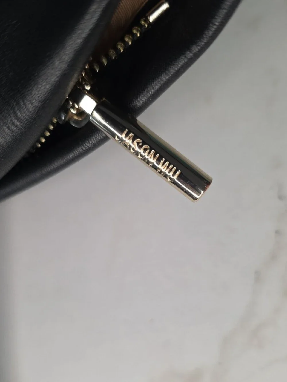 Jason Wu Lyla Ruched Black Leather Tote