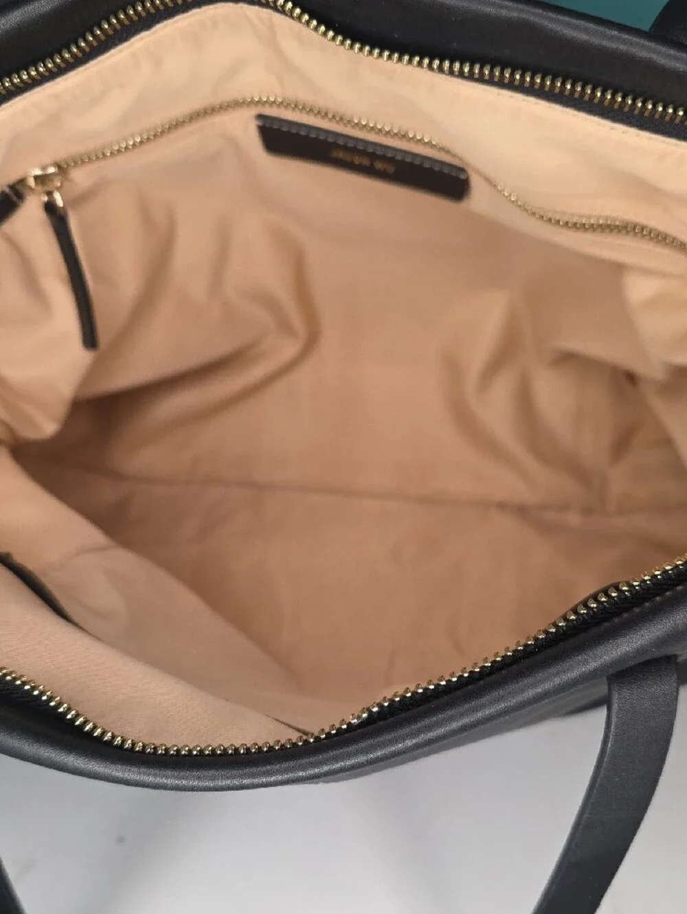 Jason Wu Lyla Ruched Black Leather Tote
