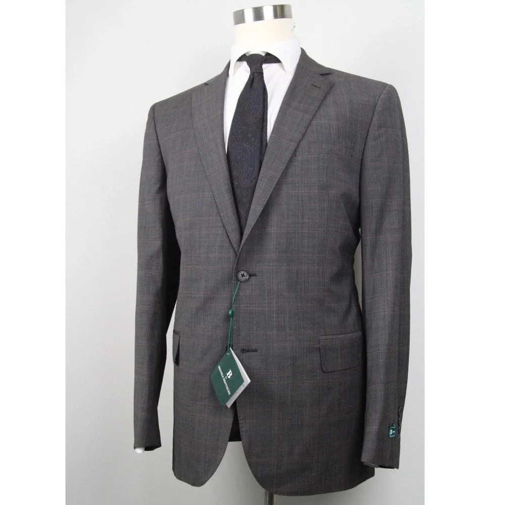 B By Brooks Brothers Men's Suit Separates Jacket Classic-Fit 42L