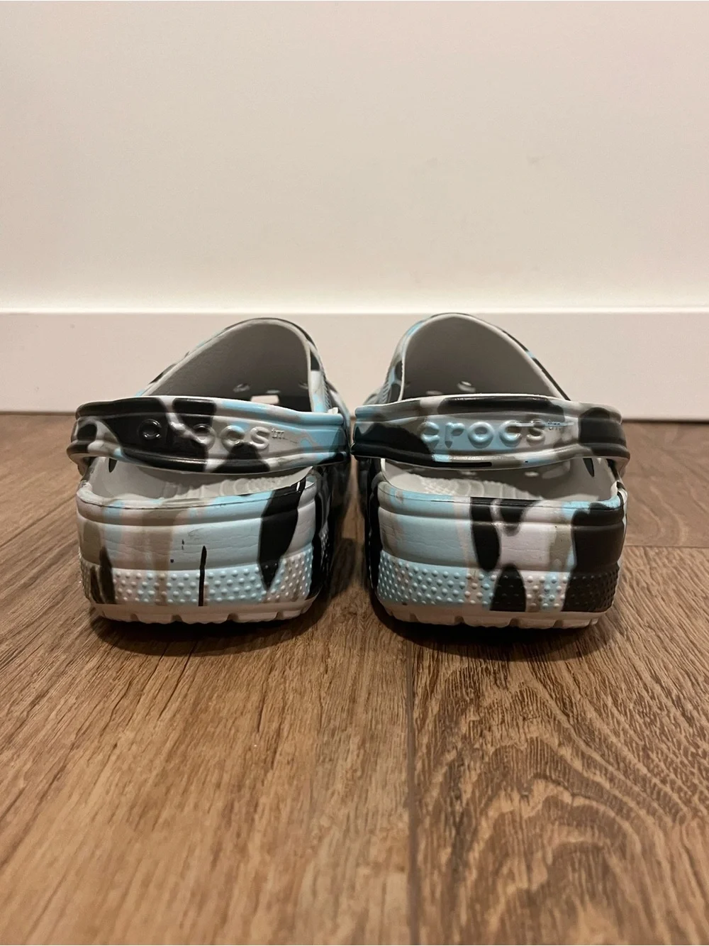 CROCS features camo print