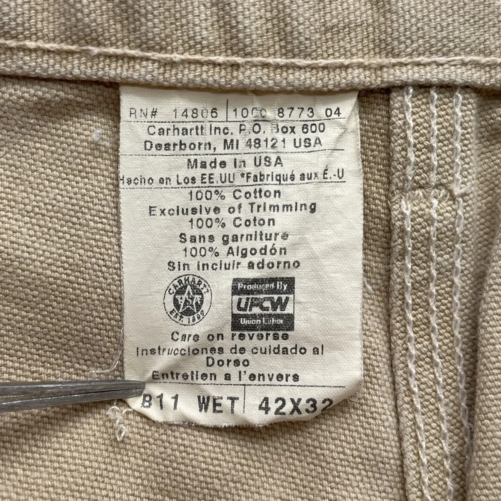 Carhartt please size