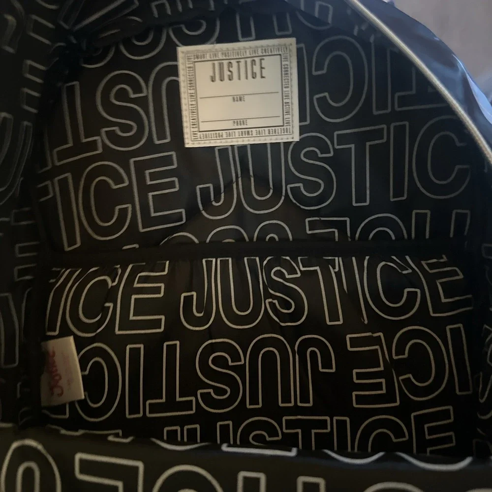 Justice brand backpack