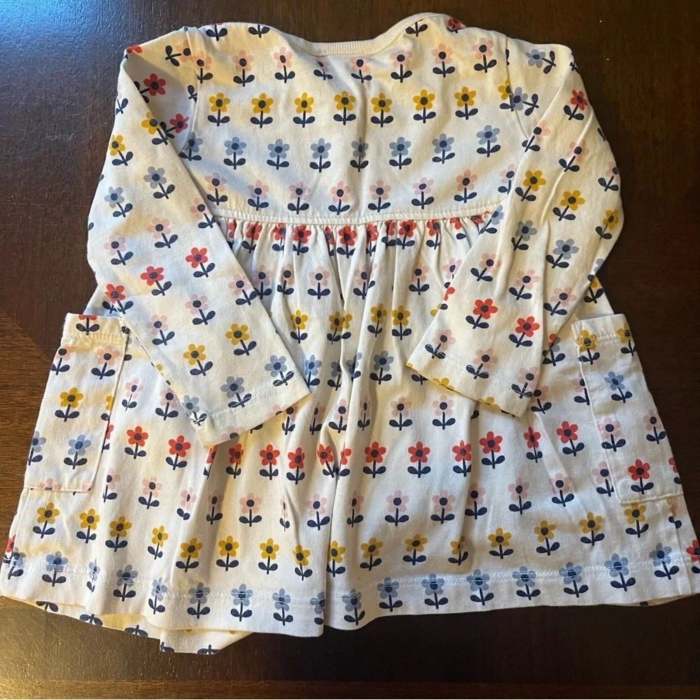 Hanna Andersson | Floral Baby Pocket Dress | 12-18 mo