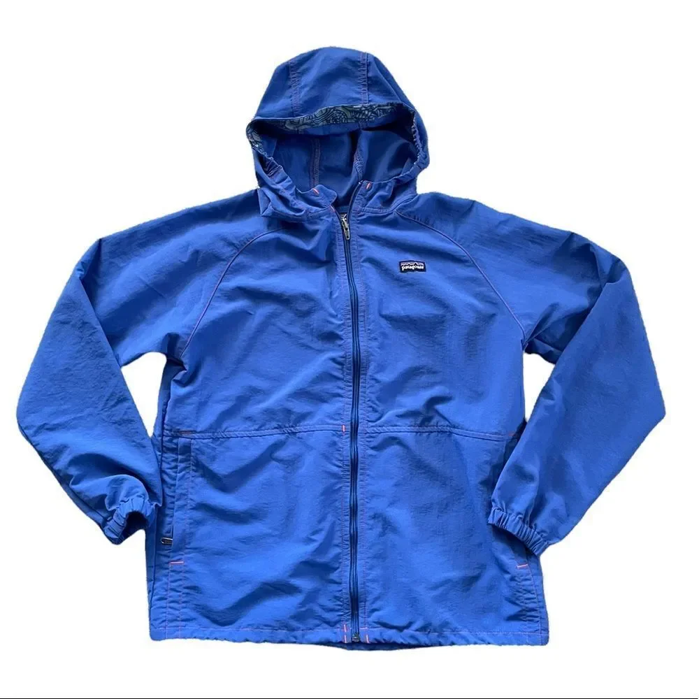 PATAGONIA Kids Baggies Full Zip Jacket Blue Size XL (14)