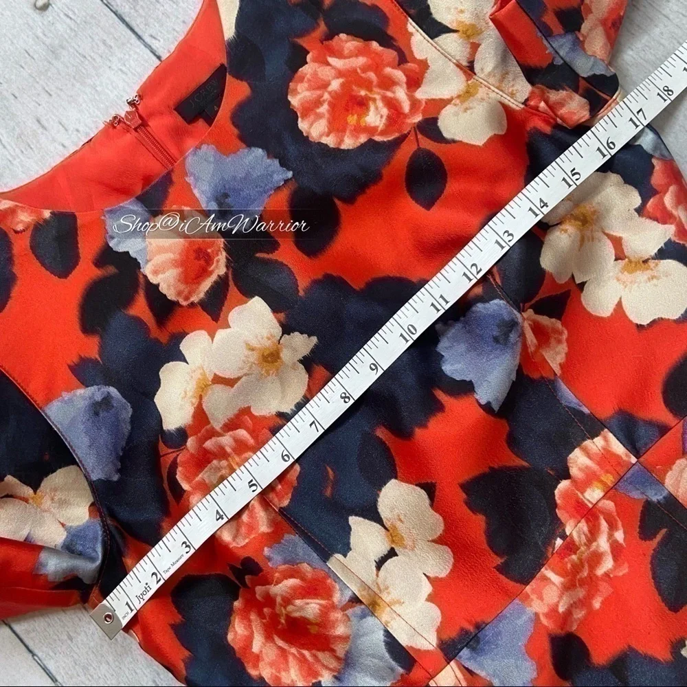 J.Crew Collection sunset garden silk blend midi dress *shop@iamwarrior