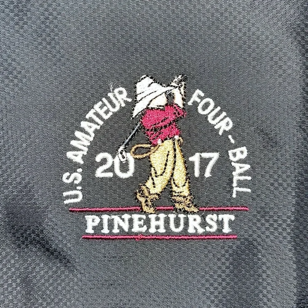 2017 Pinehurst Putter Boy 2017 US Amateur 4 Ball Golf Wind SS 3 Stripe Shirt L