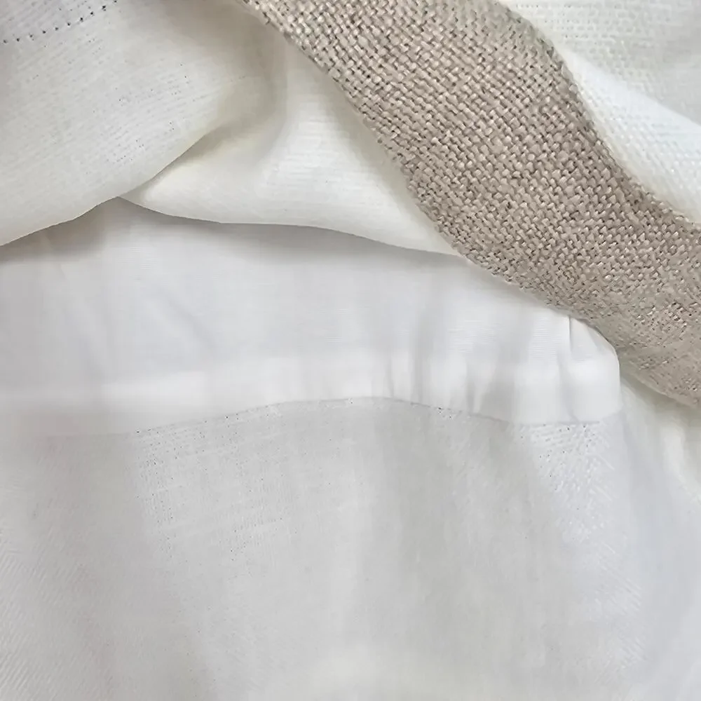 J. Crew Womans size 2 Going Places Knee Length  Linen Tank Dress Ivory G4446