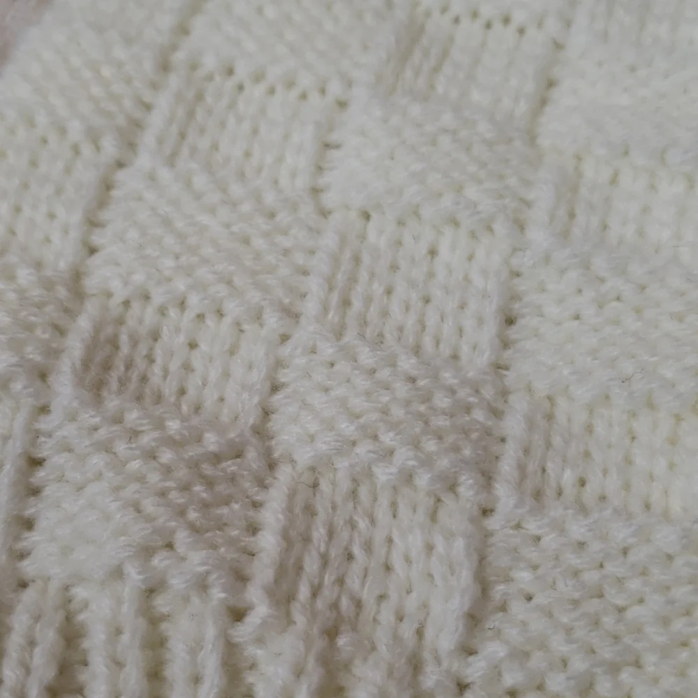 N/A cream beanie