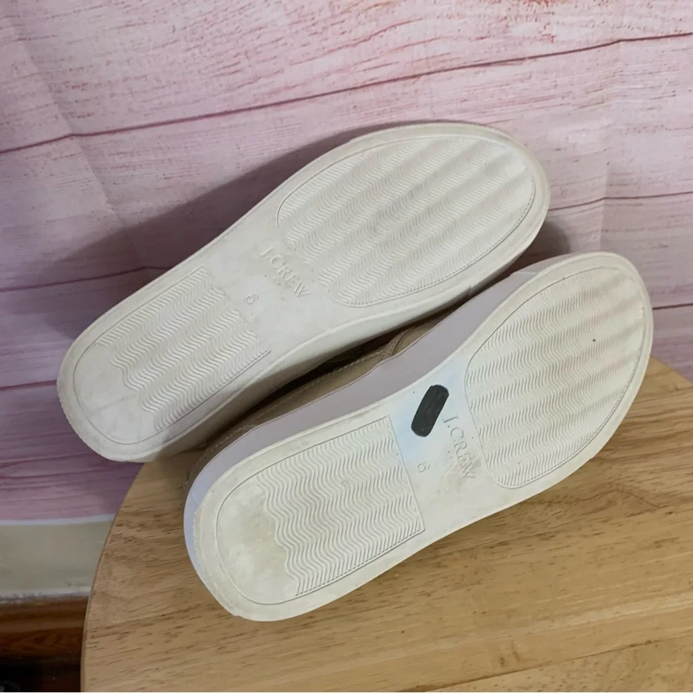 J.Crew Gold Slide Loafers Size 6‎