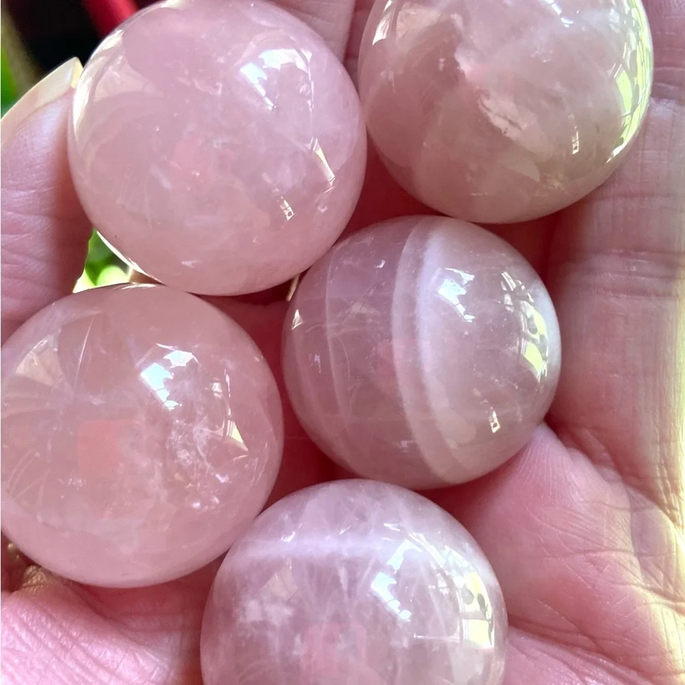 crystals rose quartz