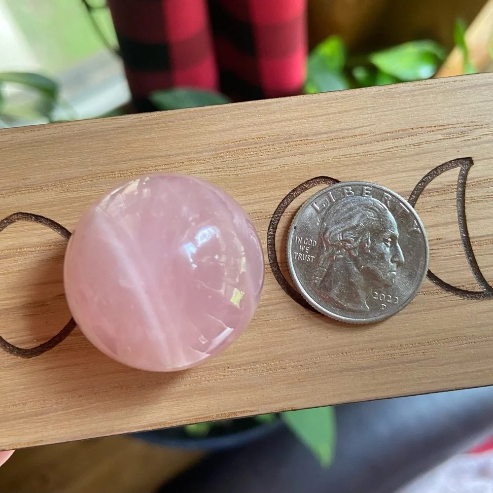 crystals rose quartz