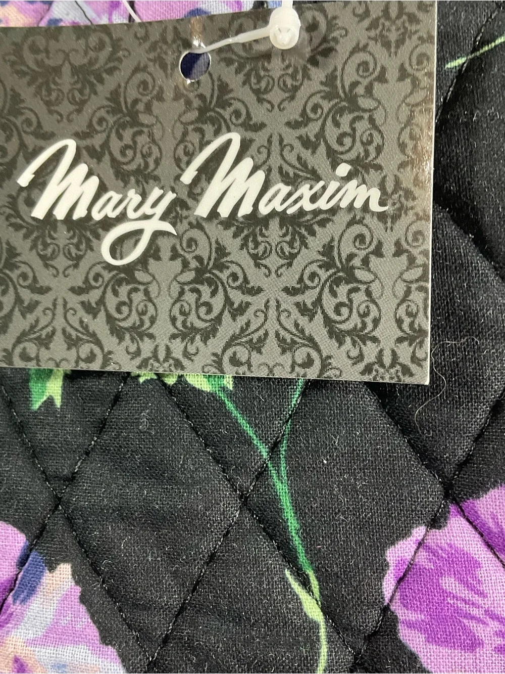 N/A quilted black