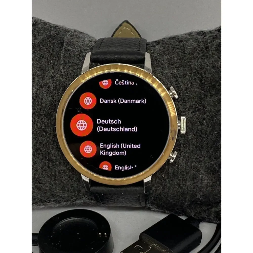 Fossil Gen 4 Authentic Digital Dial Smart Watch Custom Band FTW6016 DC919