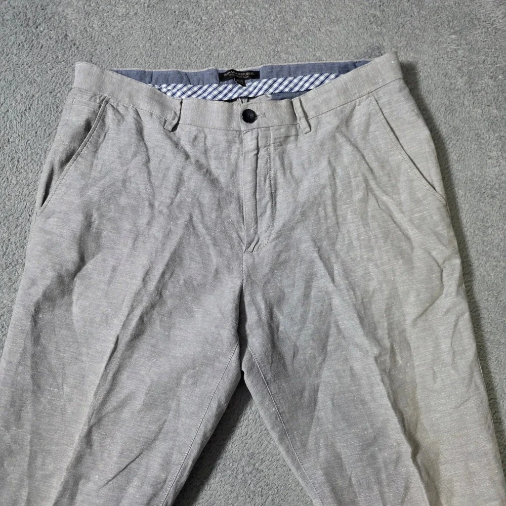Banana Republic Light Gray Men's Chinos