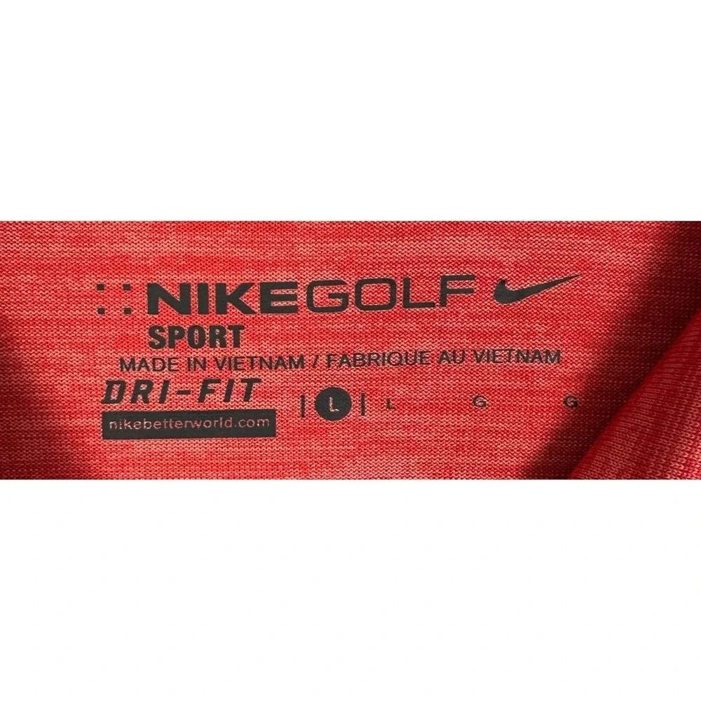 Nike fabric button collared