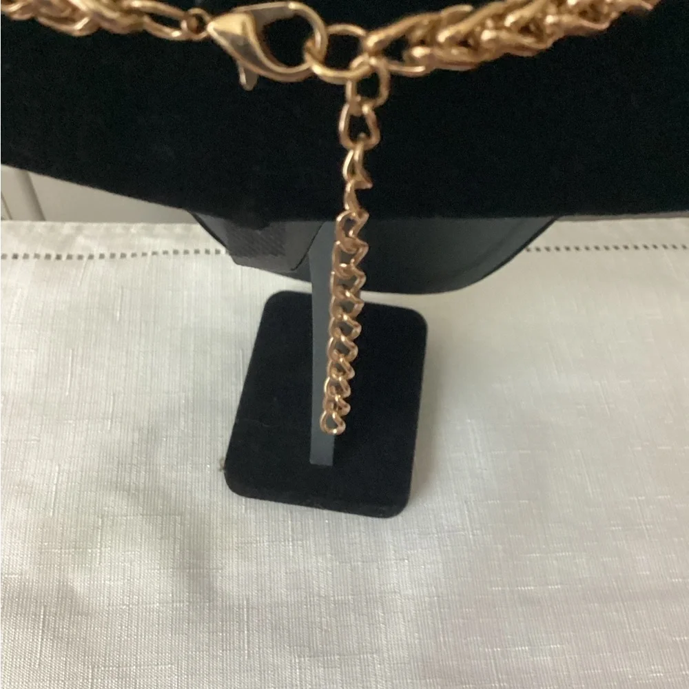 Plated Faux Gold Necklace