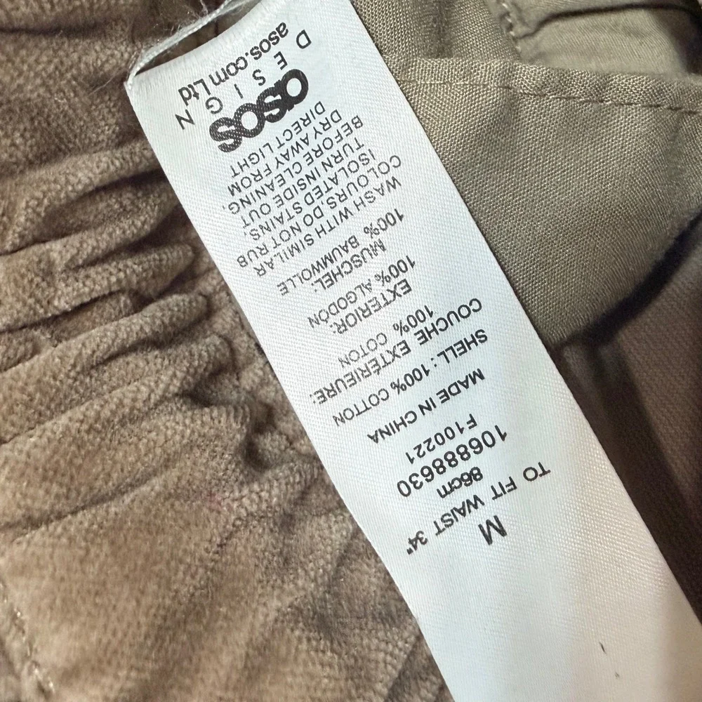 ASOS design corduroy