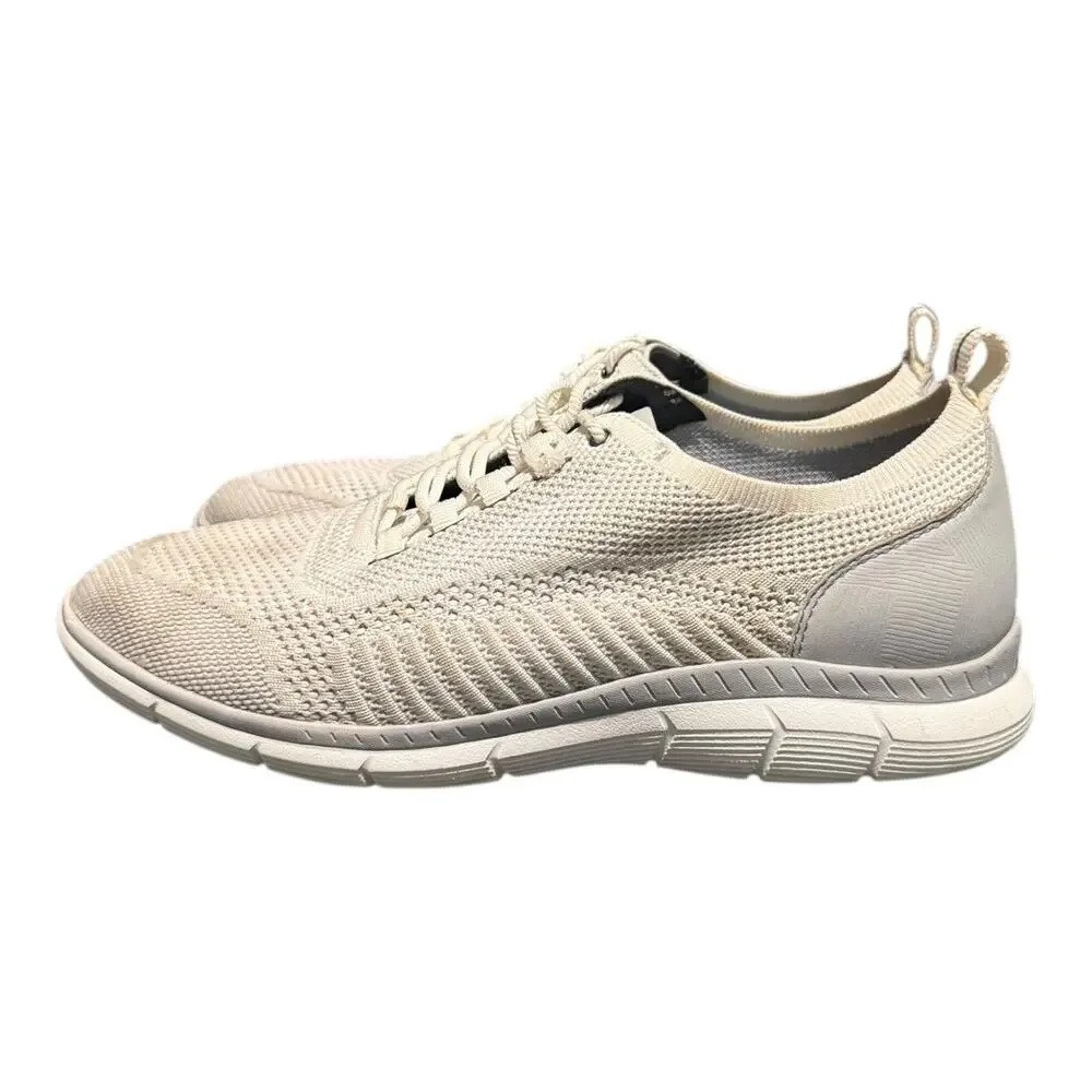 Johnston Murphy Men’s Knit Top Sneakers White Size 11.5 M B22 59 3618
