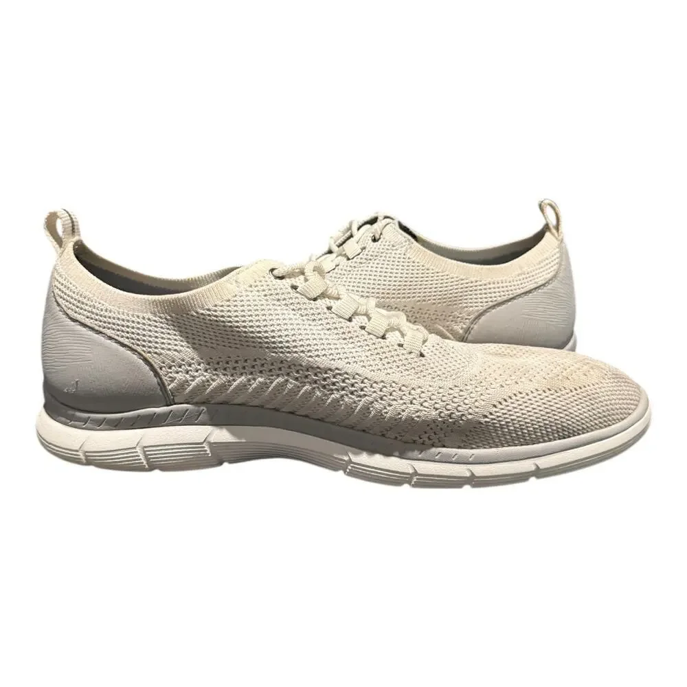 Johnston Murphy Men’s Knit Top Sneakers White Size 11.5 M B22 59 3618