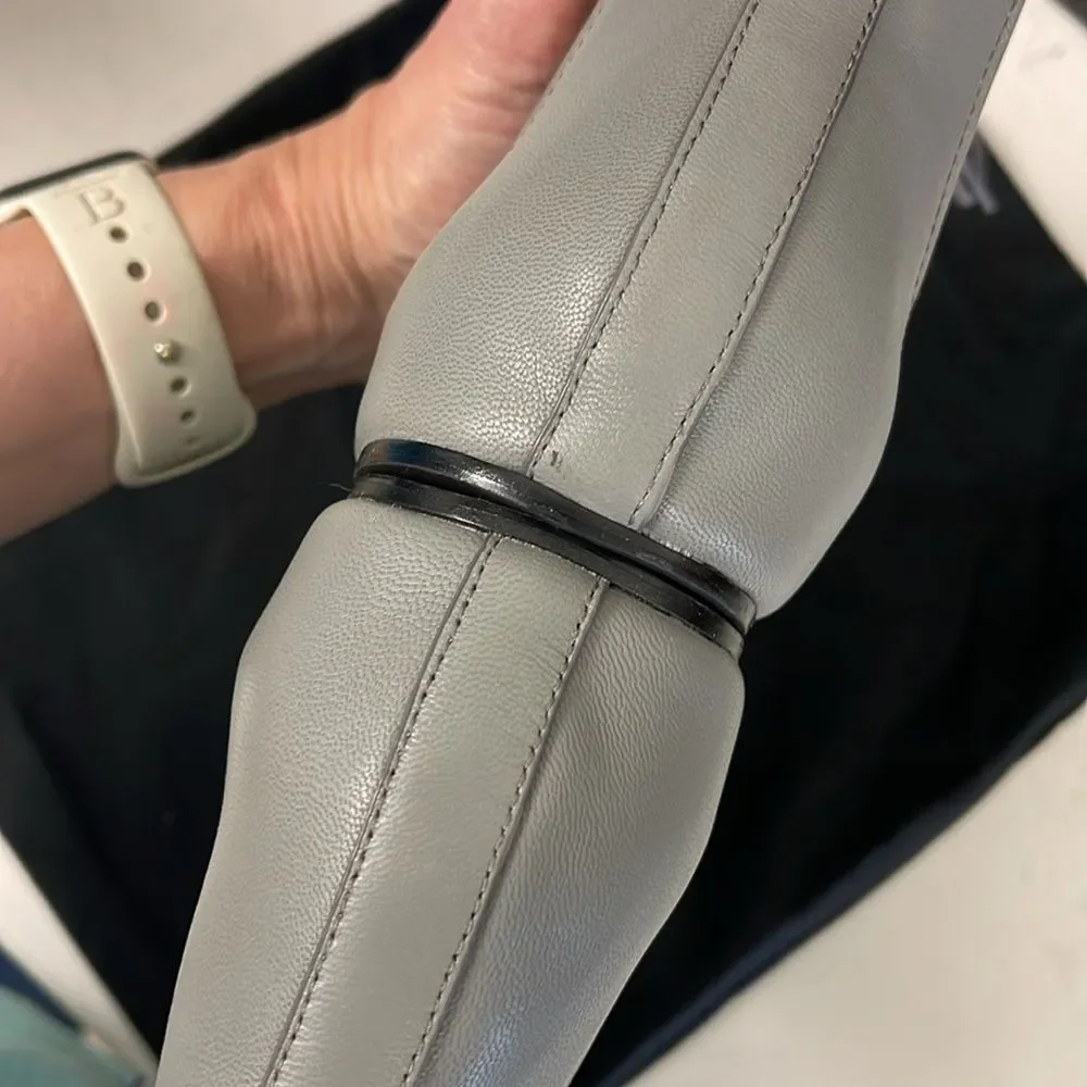 Jill Sander Grey Leather Boots Size 38 Never Worn Ballet Boots Size 8