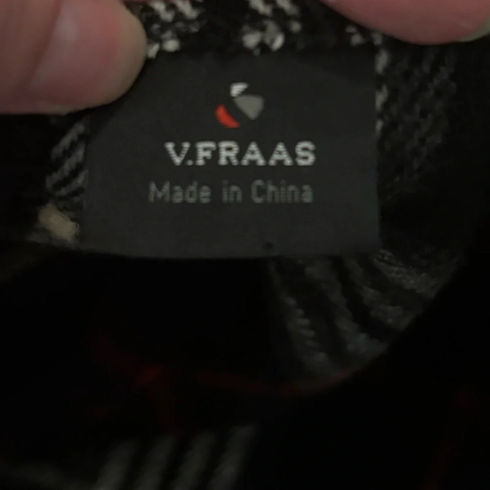 V. FRAAS plaid knit