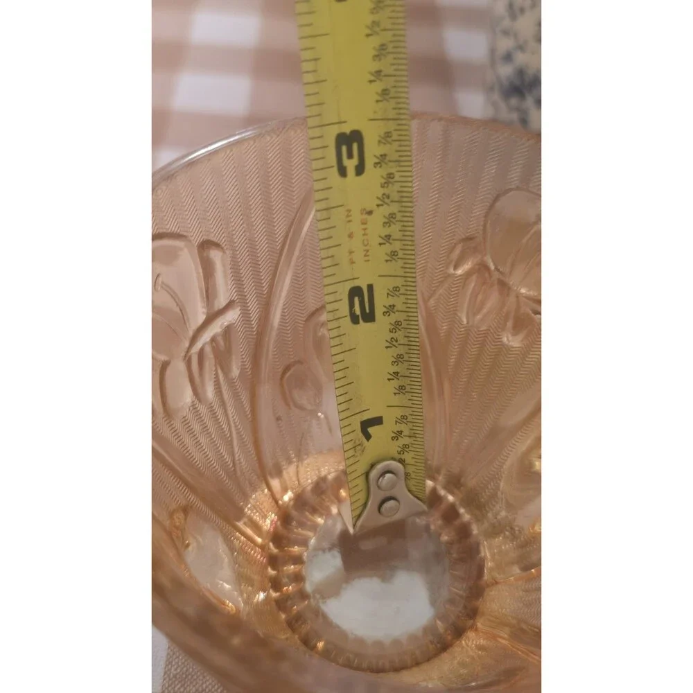 Vintage Marigold Carnival Glass Covered Sugar & Creamer