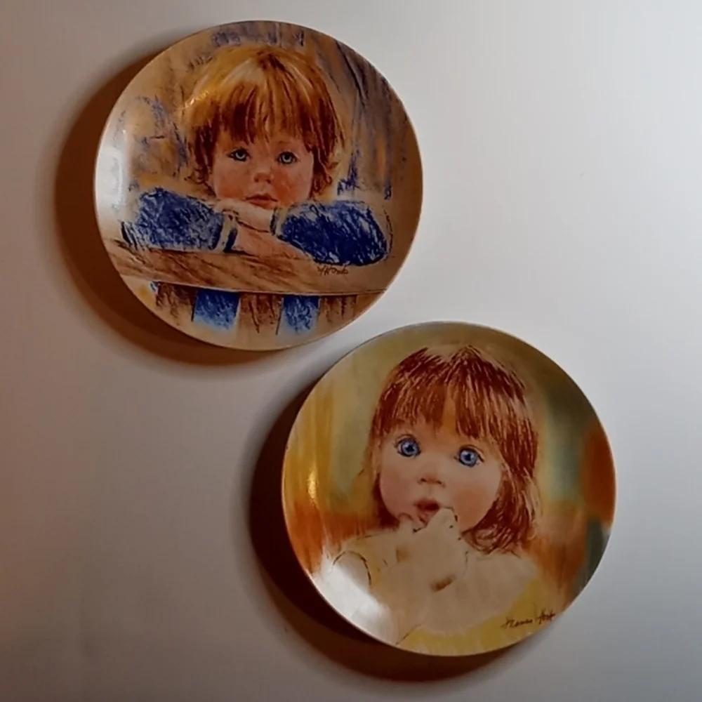 Like New Daydreaming & Fascination Frances Hook Legacy Knowles Collector Plates