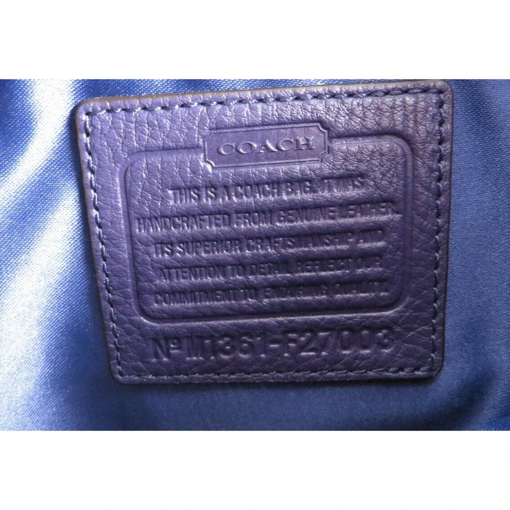 Coach nwt indigo