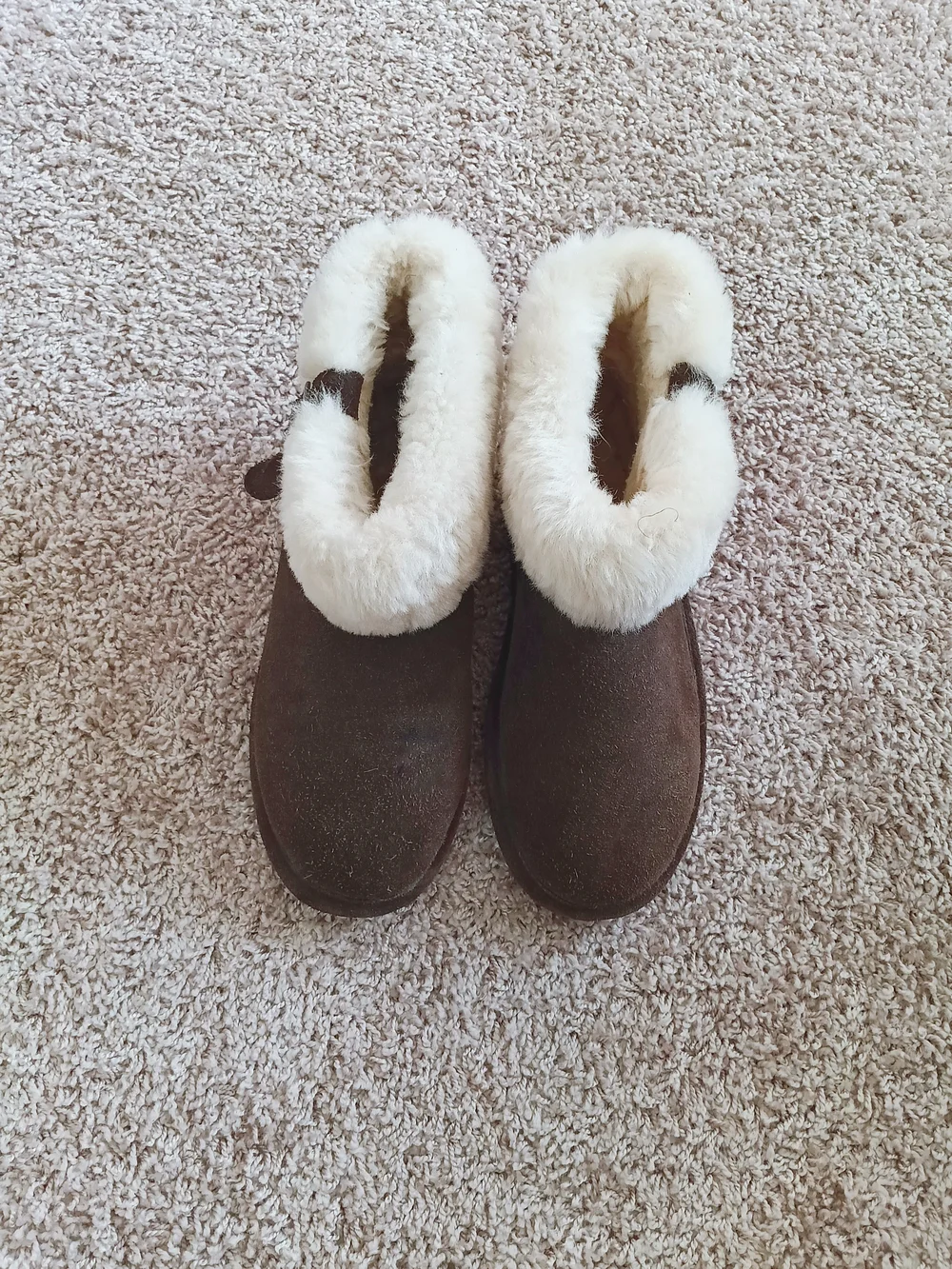 BearPaw brown ankle booties