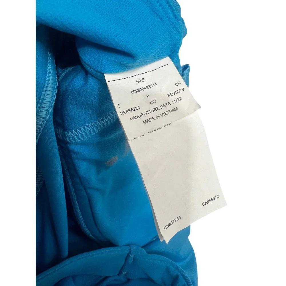 Nike Swim Womens Blue Tankini Top NESSA224-480 Adjustable Straps Size Small NWT