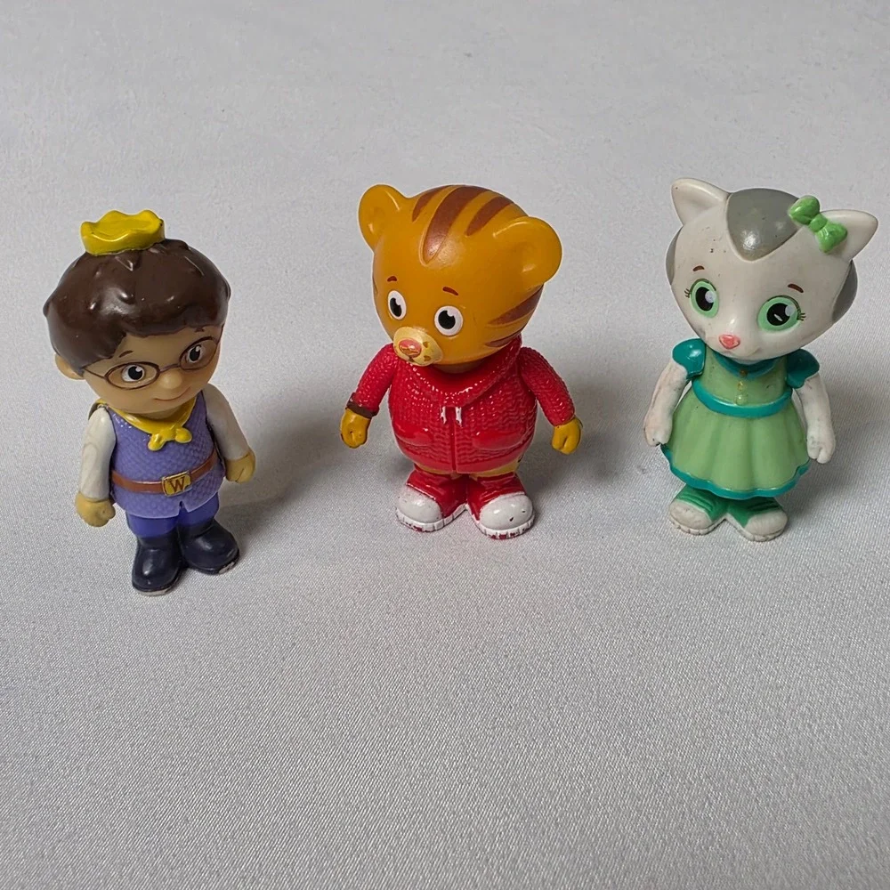 Daniel Tiger's Neighborhood Figures 3pc Set Poseable Toys Daniel Katerina Prince