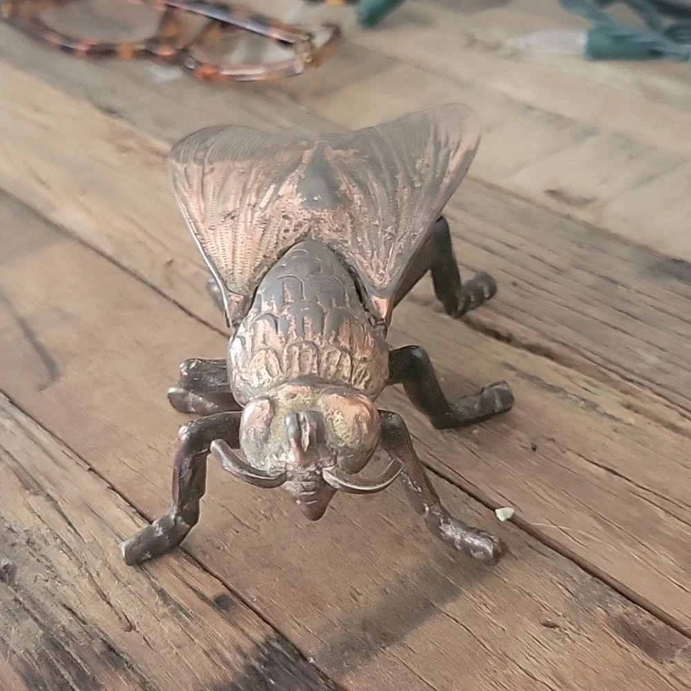 Vintage brass fly