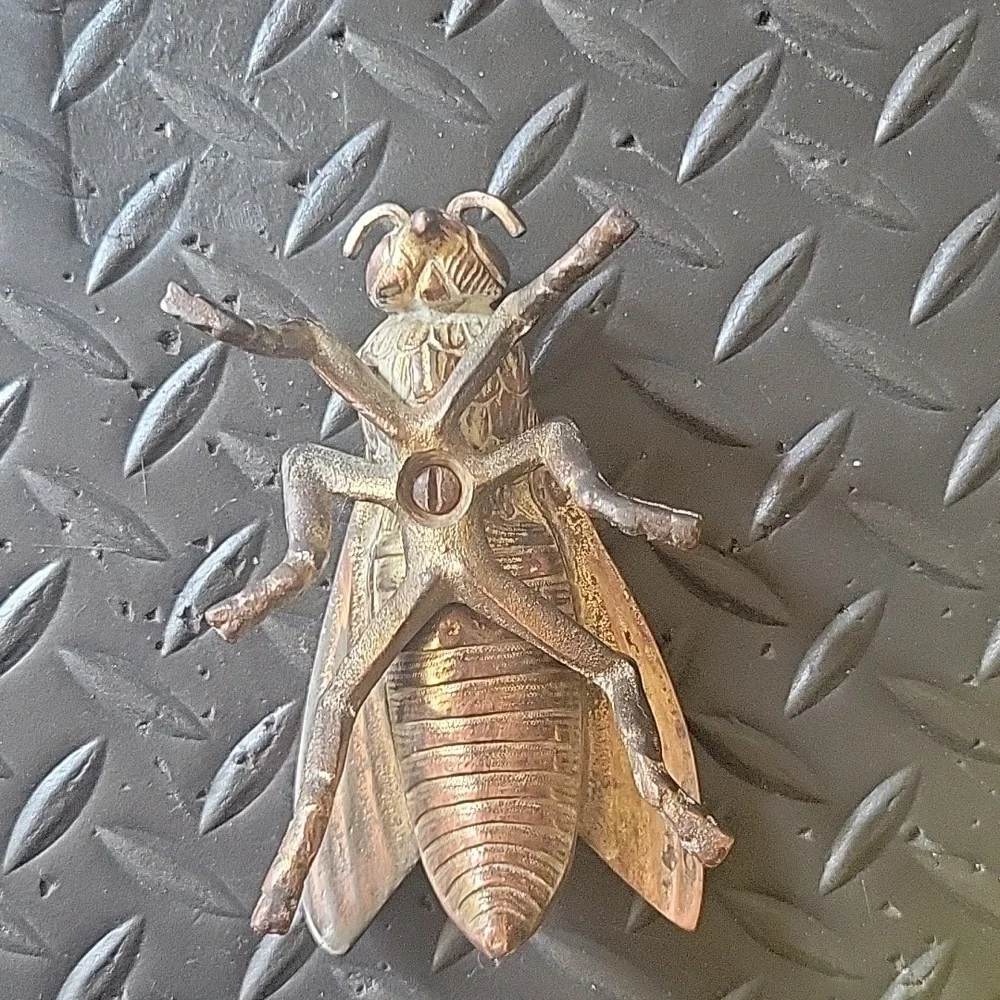 Vintage brass fly
