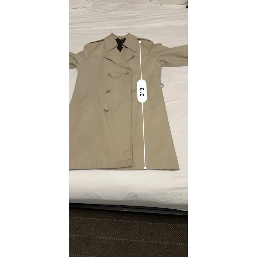 VTG Dunn‎ & Co Overcoat Mens X Large Khaki Plaid Quilted Tartan Raincoat British