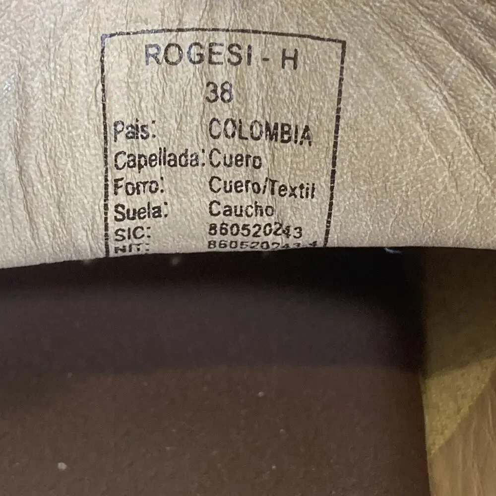 Bosi Men's Rogesi‎ Leather Loafers Moccasins Size 38