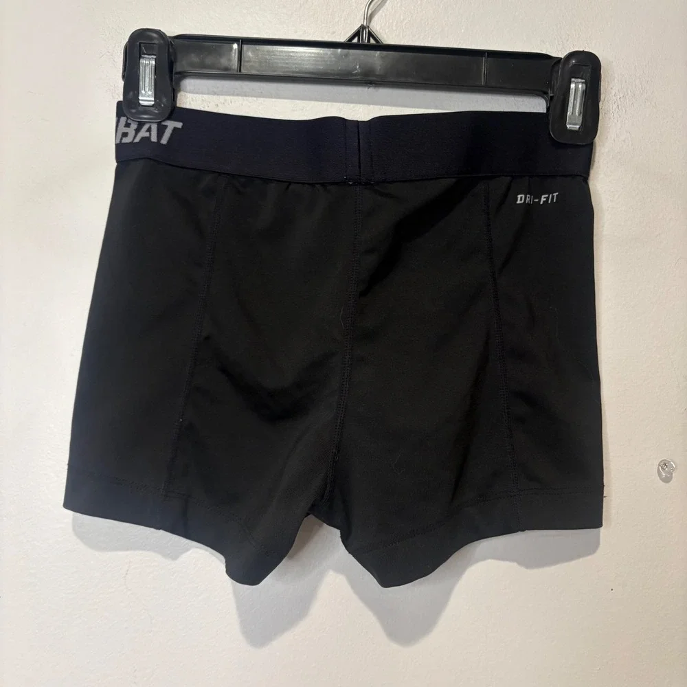 Nike Pro Combat Compression Shorts Women S Black‎ Dri-FIT Athletic Gym 3in