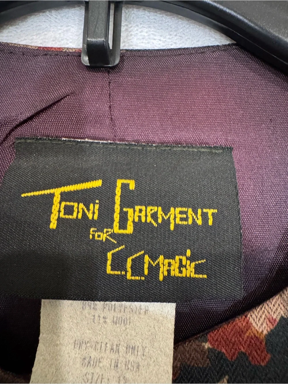 VTG Women’s Jacket & Skirt Set Floral Fall Colors Office Dinner SZ 14