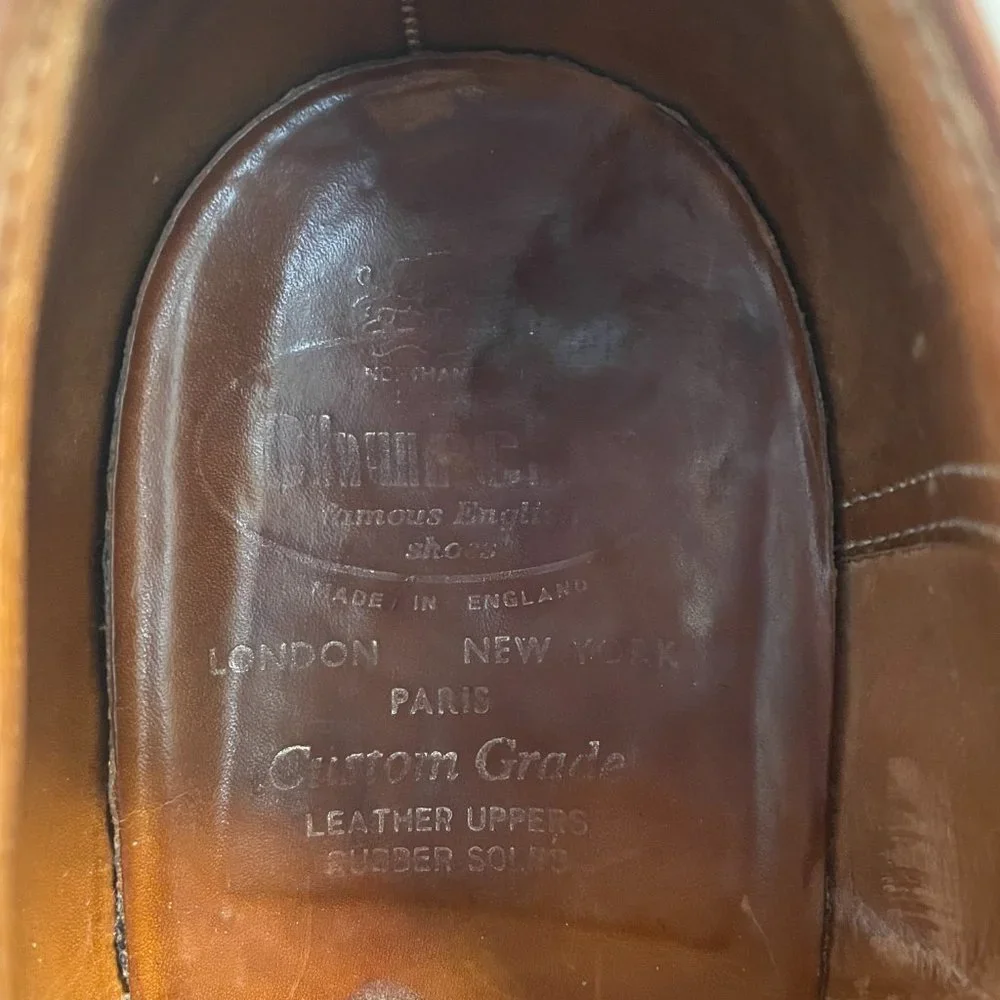 Church's Brown Leather Cap-Toe Oxfords