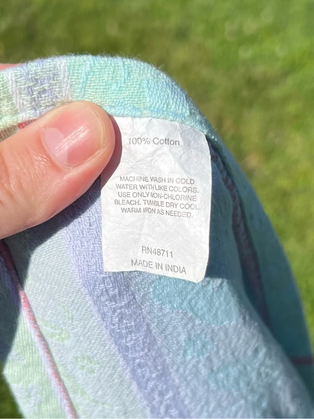 Cost Plus World Market pastel cotton