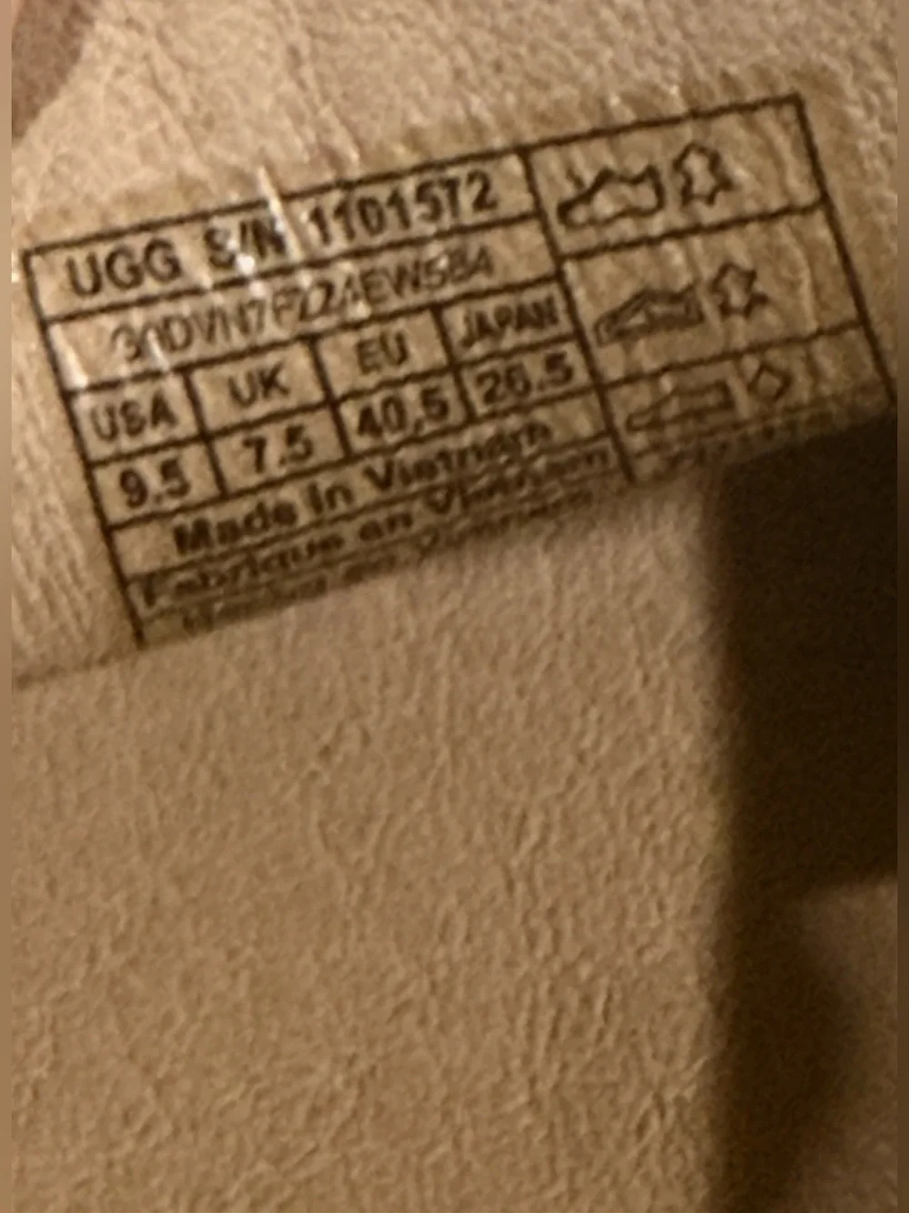UGG loafers padded