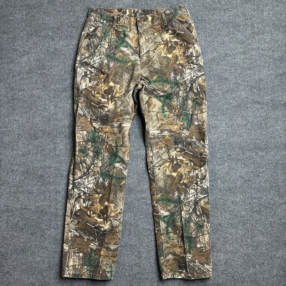 Vintage Carhartt‎ Camo Pants Men's 38x36 Realtree Carpenter USA B235977