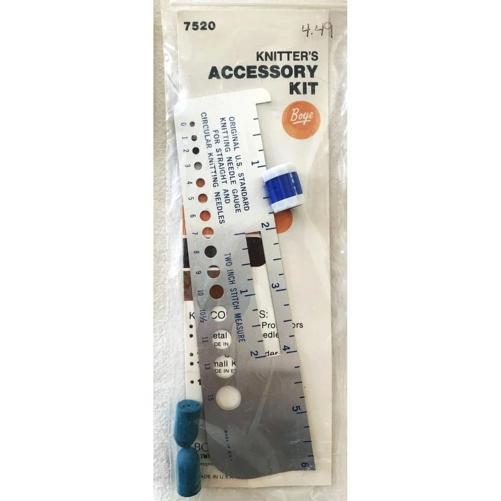 Estate Lot - Hand Knitting Supplies Circular & Straight Needles and More in Pkgs