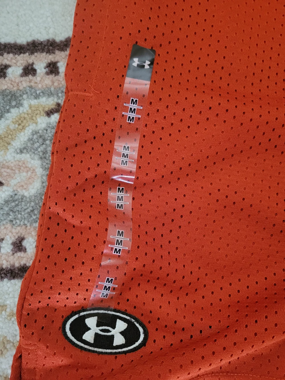 Under Armour New With Tags Men's Orangeish Athletic Mesh Shorts