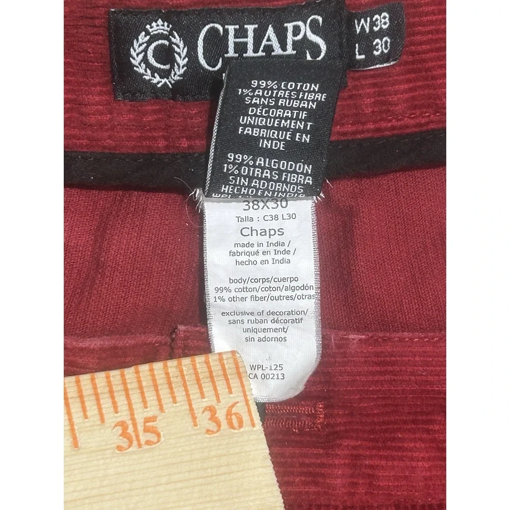 Chaps or washed read