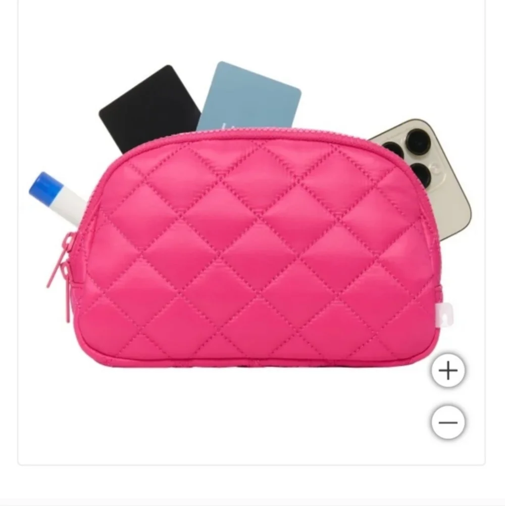 NWT lole (Lolë)‎ Unisex Quilted Belt Bag Pink OS
