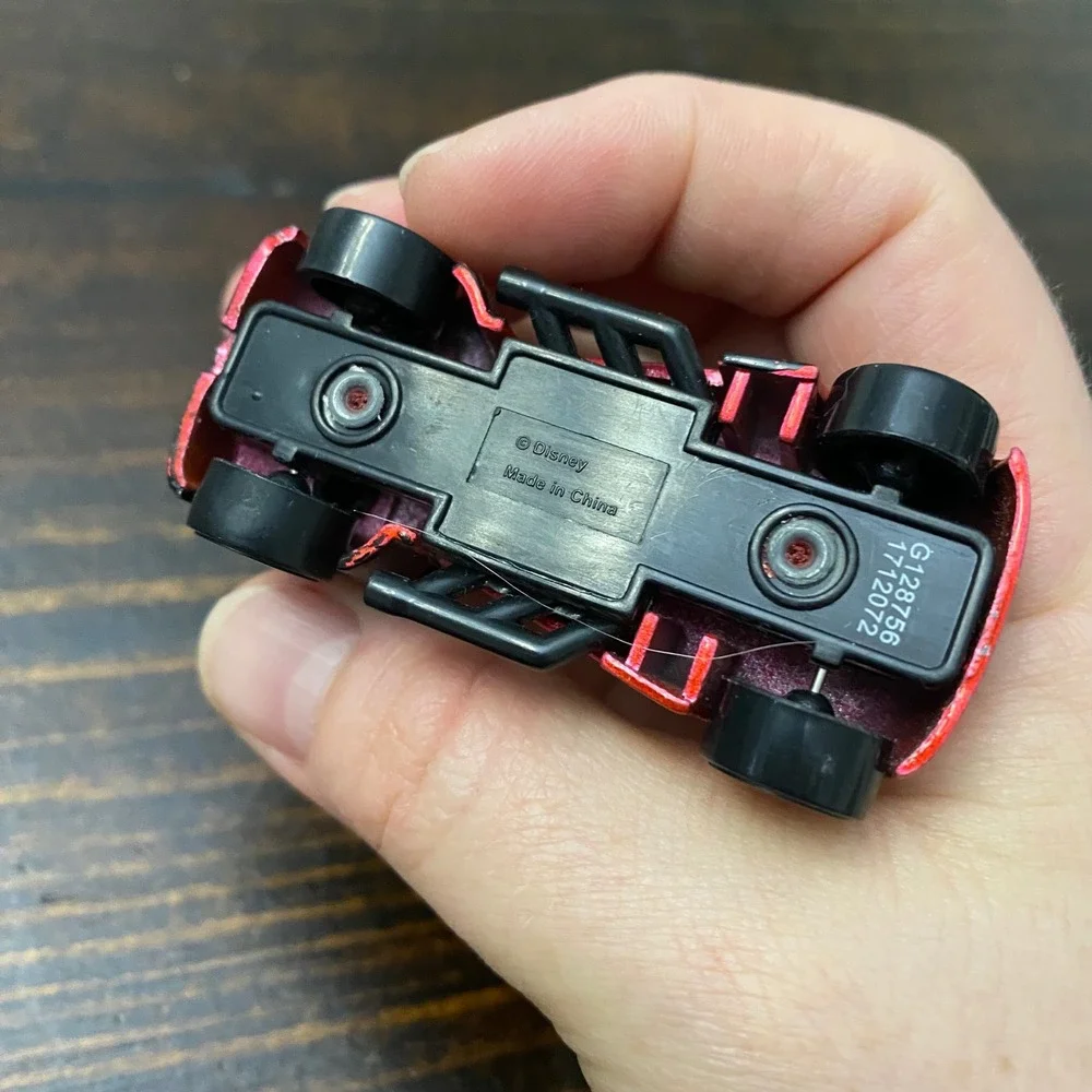 Disney Mickey‎ Mouse Roadster Racers Red Black Die-Cast Toy Car Number 1