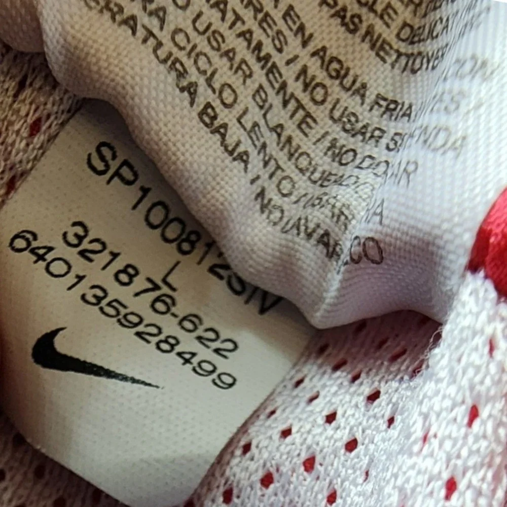 Nike product specs