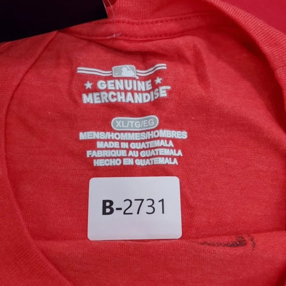 Los Angeles‎ Angels Men Shirt XL Red Logo Graphic Print Short Sleeve MLB NWT
