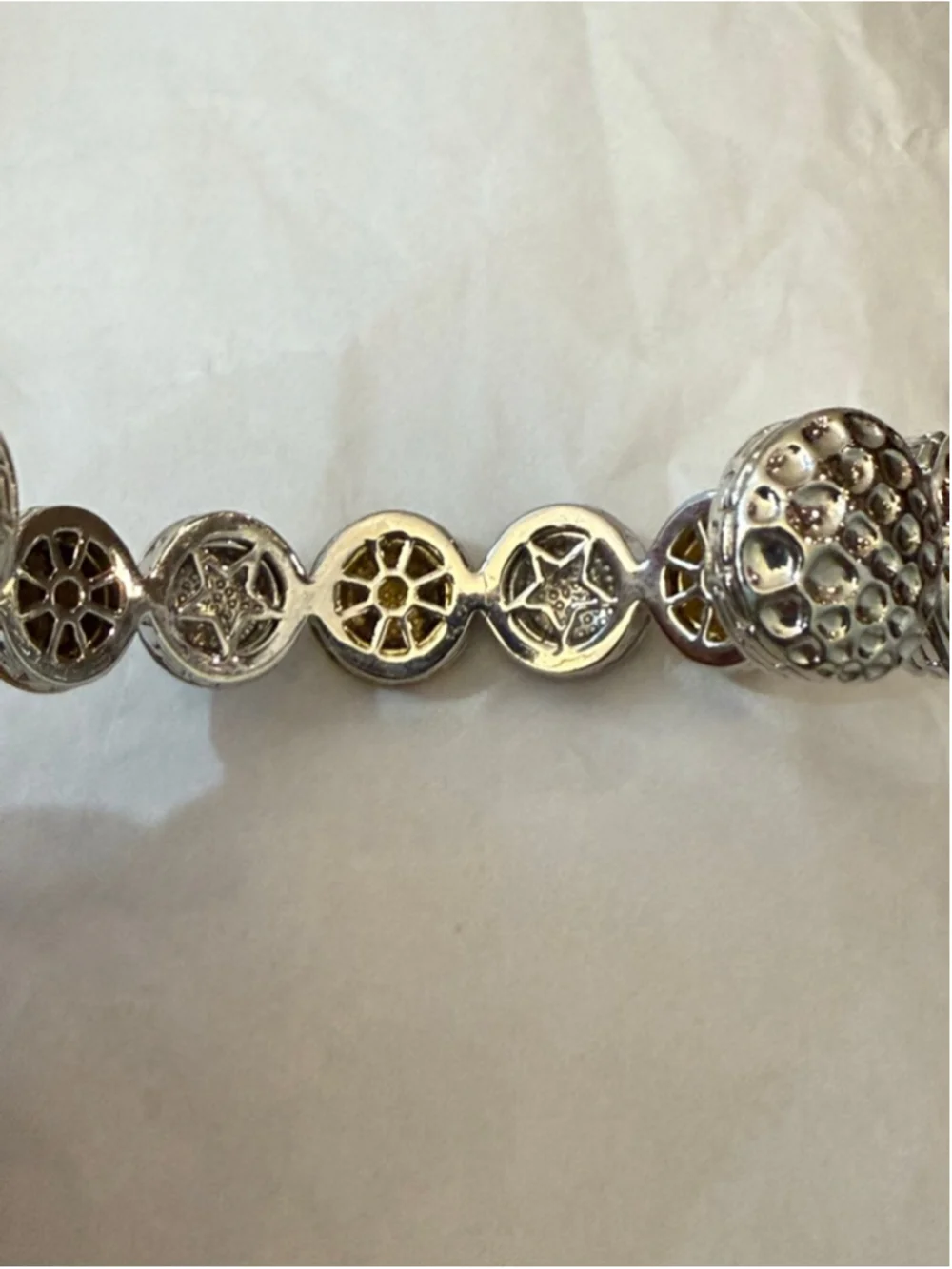 Jewels by Park Lane Gold Silver Tone Earrings & Bracelet Set